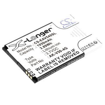 Emporia puhelimen Active V50 / Active V50 4G yhteensopiva akku 1050mAh