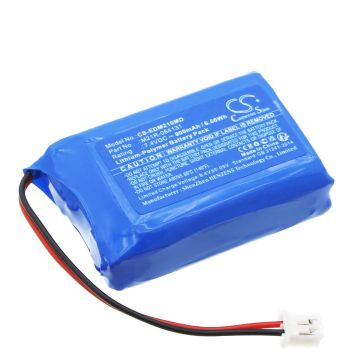 EDAN lääketieteellisen laitteen Pro II Doppler / Sonotrax II doppler yhteensopiva akku 900mAh