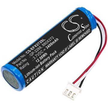 EXFO tutkimuslaitteen EX1 yhteensopiva akku 3400mAh