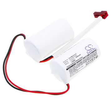 Lithonia hätävalaistus LQC 1 G EL N yhteensopiva akku 2000mAh