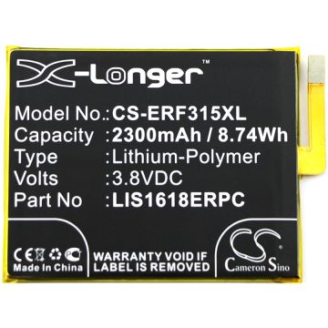 Sony Xperia E5 Dual Sim akku 2300 mAh