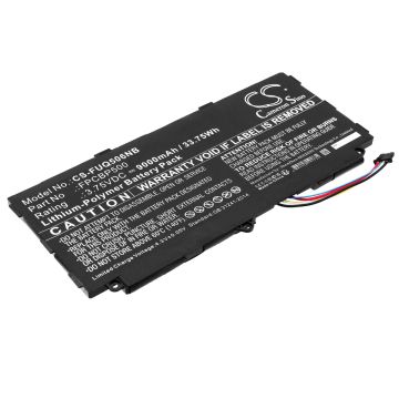Fujitsu kannettavan tietokoneen Arrows Tab Q506 / Arrows Tab Q507 yhteensopiva akku 9000mAh