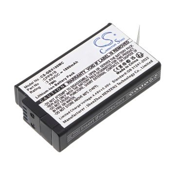 GoPro kameran Max 2, MAX2 yhteensopiva akku 1800mAh