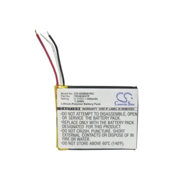 GoPro Hero 3, Hero 4, WIFI Remote ARMTE-001 yhteensopiva akku 350mAh