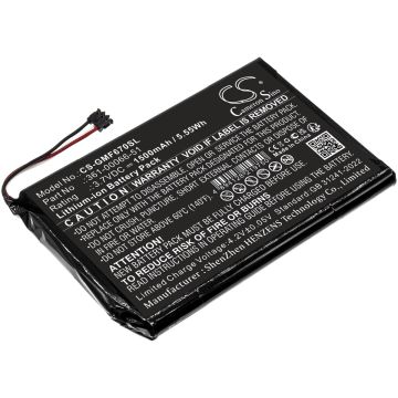 Garmin navigaattorin Fleet 670 LM TRUCK yhteensopiva akku 1500mAh