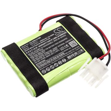 GE lääketieteellisen laitteen Defi SCP851 / Hellige Servomed SMS 181 yhteensopiva akku 2000mAh