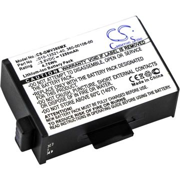 Garmin Virb 360 akku 1250mAh