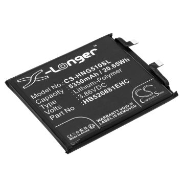 Honor puhelimen Magic 5 Pro yhteensopiva akku 5350mAh
