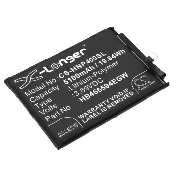 Honor puhelimen Play 40 / WDY-AN00 yhteensopiva akku 5100mAh