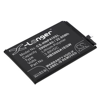 Honor puhelimen Play 40 Plus / Play 40 Plus 5G Premium yhteensopiva akku 5900mAh