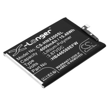 Honor puhelimen X20 SE 5G / CHL-AN00 yhteensopiva akku 4000mAh