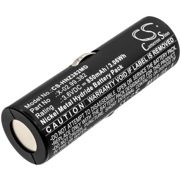 Heine lääketieteellisen laitteen Beta Handles / ophthalmoscope Beta 200 yhteensopiva akku 850mAh