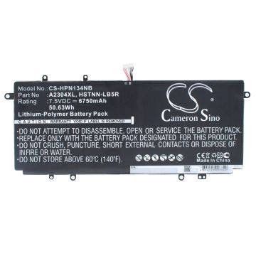 HP Chromebook 14, Chromebook 14Q, Chromebook 14-Q000ED akku 6750 mAh