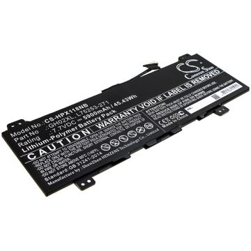 HP kannettavan tietokoneen 11 G8 EE / Chromebook 11 G8 EE yhteensopiva akku 5900mAh