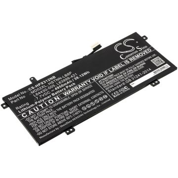 HP kannettavan tietokoneen Chromebook X360 12B-CA0000NG / Chromebook X360 12B-CA0000NS yhteensopiva akku 4950mAh