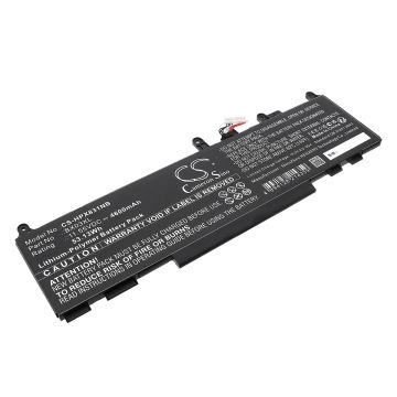 HP kannettavan tietokoneen Elite X360 830 G11 2 In 1 / Elite X360 830 G11 2 In 1 8L3M9AV yhteensopiva akku 4600mAh
