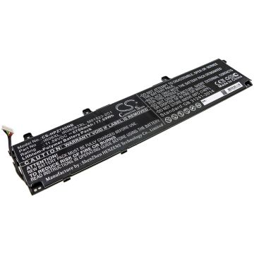 HP kannettavan tietokoneen ZBook Power G7 yhteensopiva akku 6700mAh