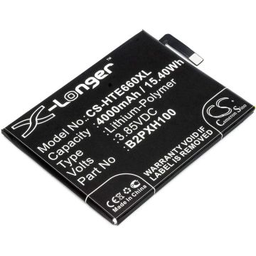 HTC 2PXH100, E66, One X10 akku 4000mAh