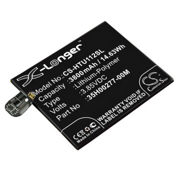 HTC älypuhelinten U11 Plus / U11+ yhteensopiva akku 3800mAh