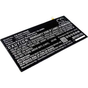 Huawei kannettavan tietokoneen HZ-W19 / MateBook yhteensopiva akku 4300mAh
