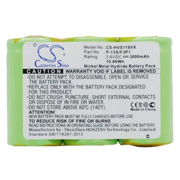 Hoover 300, 41B030AD12801, 41B030AD21001 akku 3000mAh / 10.80Wh