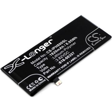 Apple iPhone 8 yhteensopiva akku 1820 mAh
