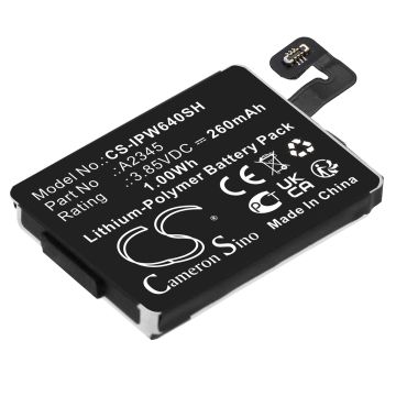 Apple älykellon Watch Series S6 40mm yhteensopiva akku 260mAh