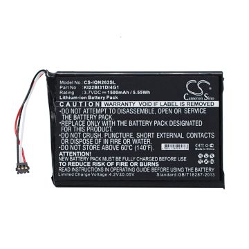 Garmin 010-01188-02, 2689LMT, 2689LMT 6-inch Navigaattorin Akku