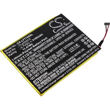 Alcatel tablettien 9005X / One Touch Pixi 3 8.0 yhteensopiva akku 3100mAh