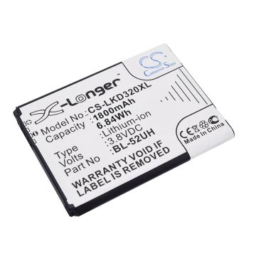 LG D280, D280N, D285, Spirit 4G akku 1800 mAh