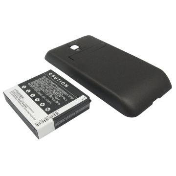 LG P990, Optimus 2X, Optimus Speed, Star Tehoakku Laajennetulla mustalla takakannella 2400 mAh