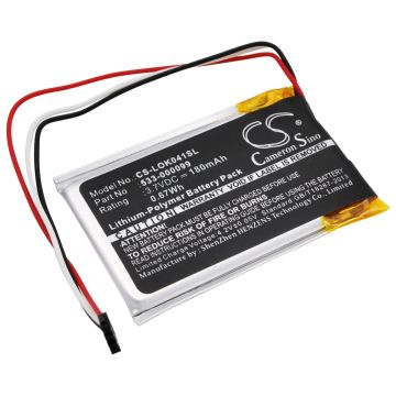 Logitech näppäimistön tai hiiren ik1041 / Keys-To-Go yhteensopiva akku 180mAh
