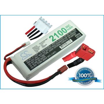 Li-Po akku, 2100mAh, 11,1V, 30C