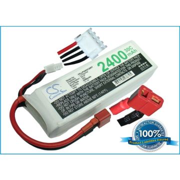 Li-Po akku, 2400mAh, 11,1V, 30C