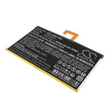 Lenovo tabletin Pad 2024 TB331FC, Pad 2024 TB331FU yhteensopiva akku 6800mAh