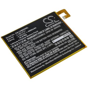 Lenovo tablettien Tab M8 / TB8505F yhteensopiva akku 4900mAh