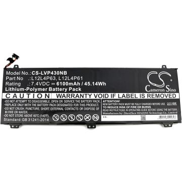 Lenovo IdeaPad U330 akku 6100 mAh - Musta