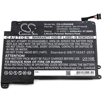 Lenovo ThinkPad Yoga 460 akku 4200mAh