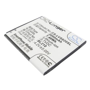 Lenovo A656, A658T, A750e akku 2000 mAh