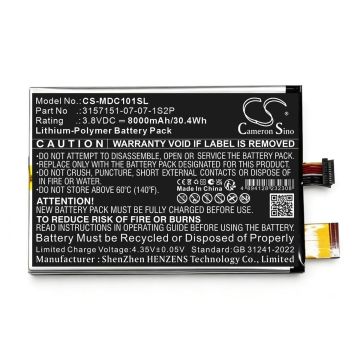 Medion Akoya E2211T, MD99783 yhteensopiva akku 8000 mAh