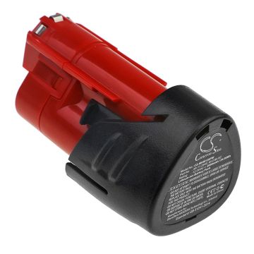 Milwaukee sähkötyökalujen / porakoneiden C12 FM / C12 HZ yhteensopiva akku 2000mAh