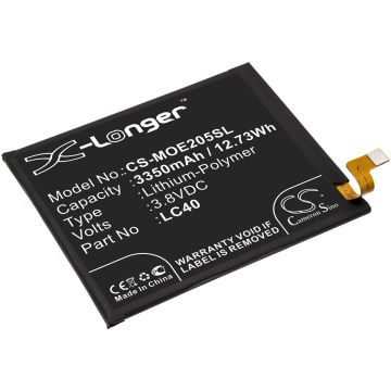 Motorola älypuhelinten Moto E 2020 / Moto E7 yhteensopiva akku 3350mAh