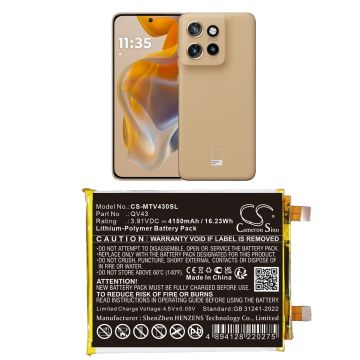 Motorola puhelimen Moto Edge 50 Neo 5G / Moto S50 5G yhteensopiva akku 4150mAh