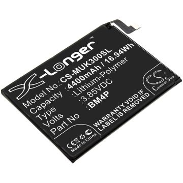 Redmi älypuhelinten K30 / K30 5G yhteensopiva akku 4400mAh