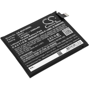 Redmi älypuhelinten K30 Ultra 5G / M2006J10C yhteensopiva akku 4300mAh