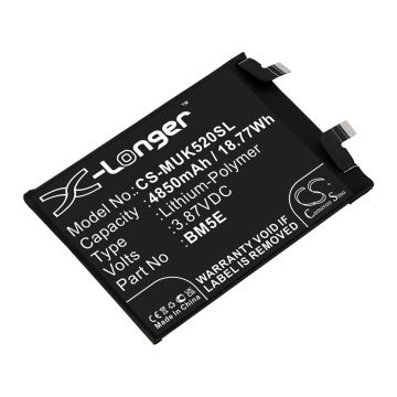 Redmi älypuhelinten 22011211C / 22021211RC yhteensopiva akku 4850mAh