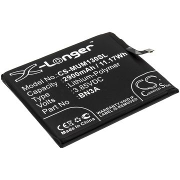 Redmi älypuhelinten Go / M1903C3GG yhteensopiva akku 2900mAh