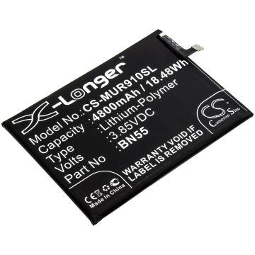 Pocophone älypuhelinten M2003J6CI / Poco M2 Pro yhteensopiva akku 4800mAh