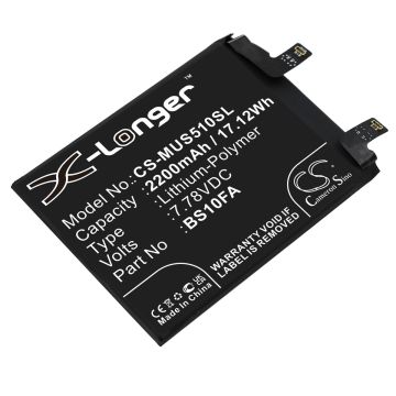 Xiaomi älypuhelinten Black Shark 5 Pro 5G / Black Shark 5S yhteensopiva akku 2200mAh