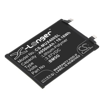 Redmi puhelimen K50i / Note 11T Pro yhteensopiva akku 4950mAh